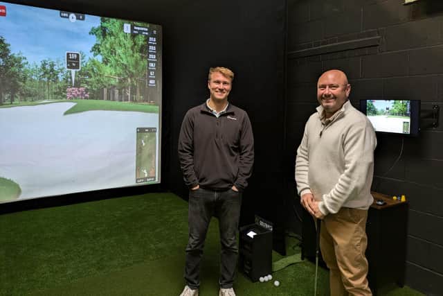 Ian Garley and son-in-law David Robertson are the brains behind the new simulator