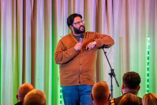 Eshaan Akbar delights audiences at Stand Up For Cransley!