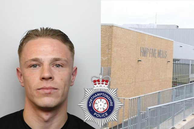 Ben Fox, 25, was a prisoner at HMP Five Wells at the time of the stalking