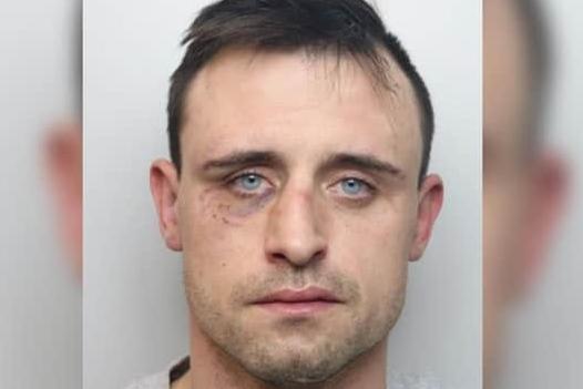 The 30-year-old was locked up after being found guilty of non-fatal strangulation and assault causing actual bodily harm to his former partner in a shocking attack just before Christmas last year. Butler, of Scott Avenue, Rothwell,  was sentenced to three years, 10 weeks in prison.