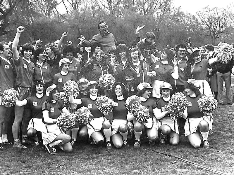 Kettering It''s A Knockout team at Wicksteed Park 1980
