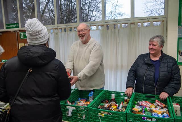 BN - SGB-31762 - A service user at the foodbank