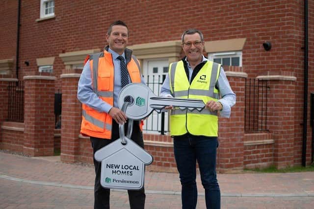 David Ablett, Construction Director at Persimmon Homes and Marcus Keys, Chief Development and Commercial Officer at Amplius