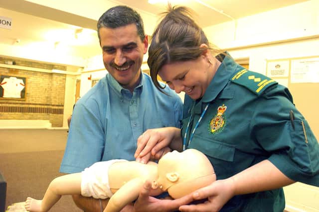 Paul pictured by the Northants Telegraph back in 2007, when the first responders were looking for more volunteers to work with them.