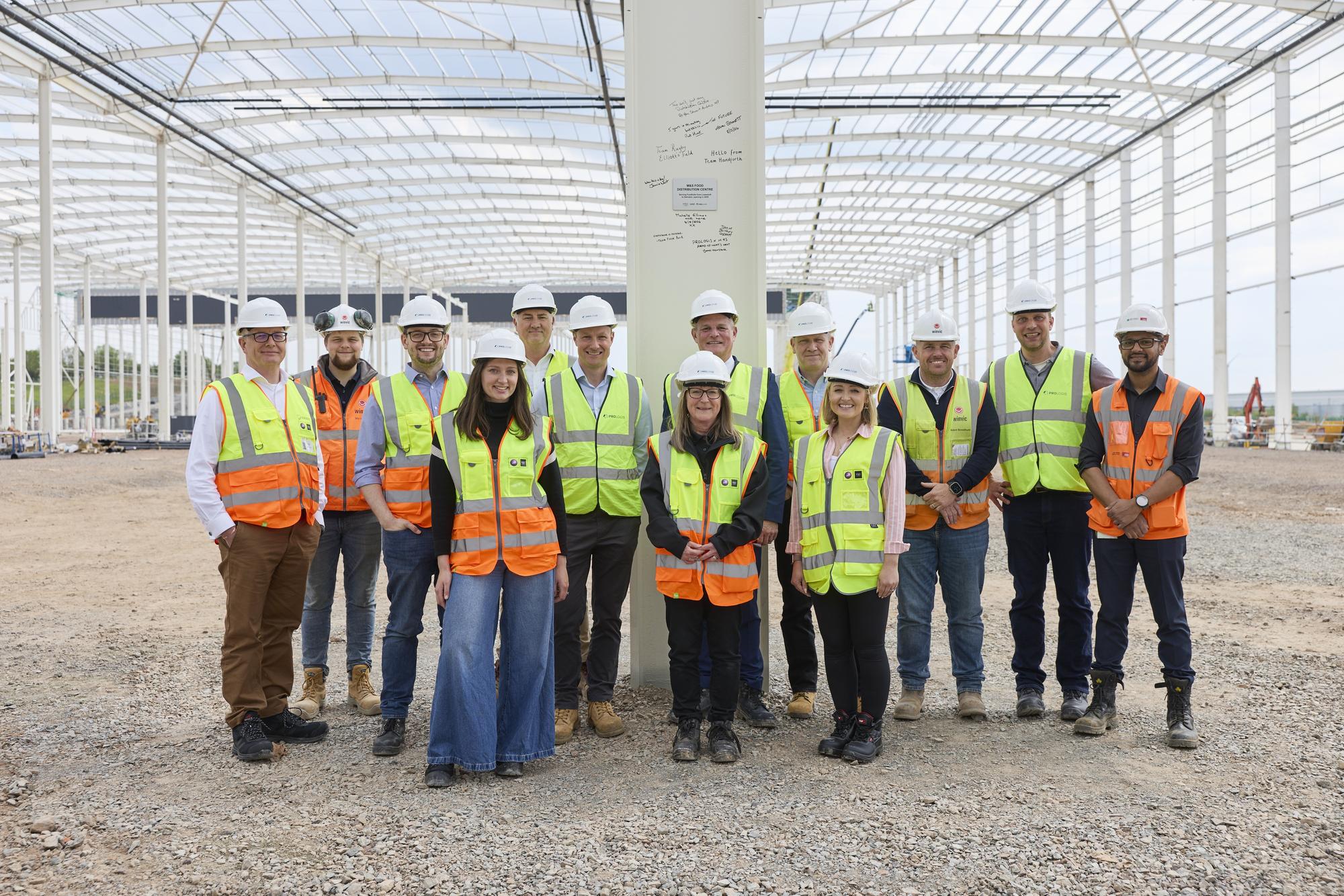 M&S begins work on huge £340m Northamptonshire distribution centre creating 1,000 jobs