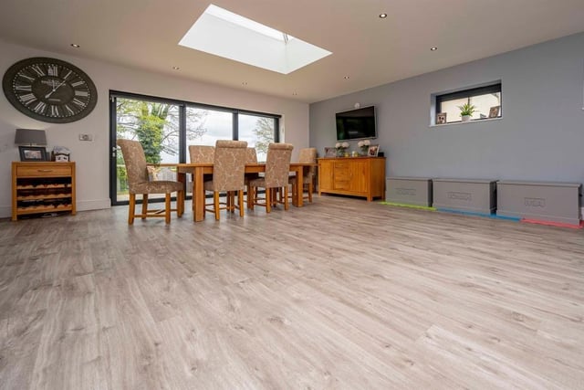 This huge, open plan family home is on the market now.