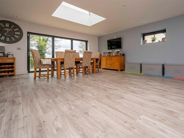This huge, open plan family home is on the market now.
