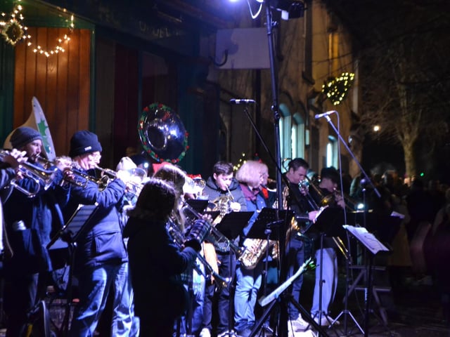 The annual Carols on the Square service saw thousands from Earls Barton and beyond visit the village to sing festive tunes this Christmas Eve