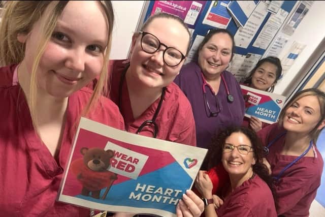 The cardiac team at KGH are climbing Snowdon to raise money for ECHO. Image: Lucy Taylor
