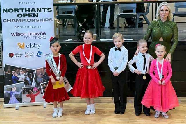 Winners at the Northants Open Championships hosted by the Kristina Rihanoff Dance Academy /Kristina Rihanoff