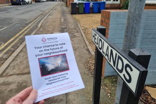 Local plan for Headlands area
