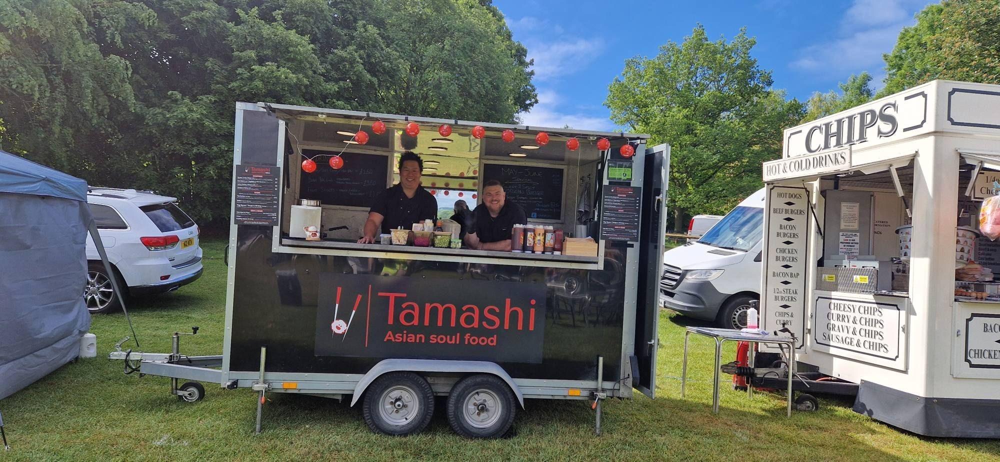Tamashi providing some simply delicious Korean food.