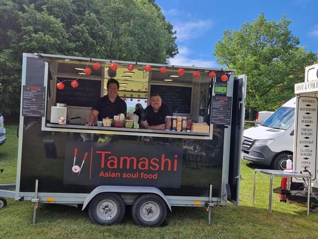 Tamashi providing some simply delicious Korean food.