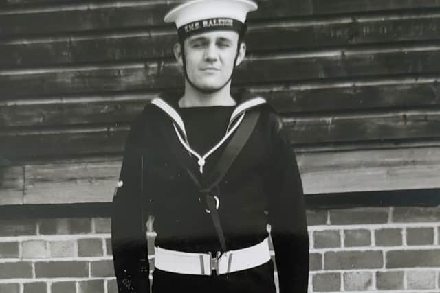 A young Roy Constable in the Navy.