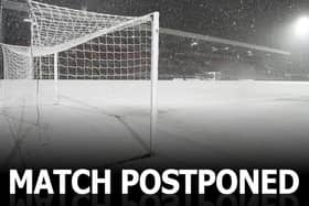 Kettering Town's game at AFC Telford United has been called off due to a frozen pitch