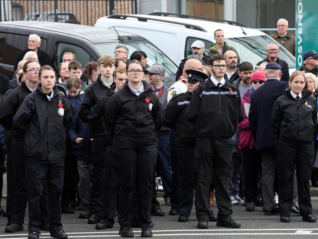 Wellingborough Remembrance Day parade 2022