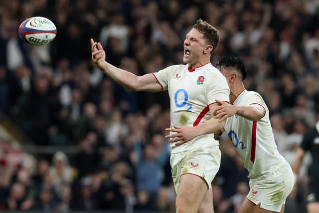 Fraser Dingwall scored for England against New Zealand (photo by David Rogers/Getty Images)