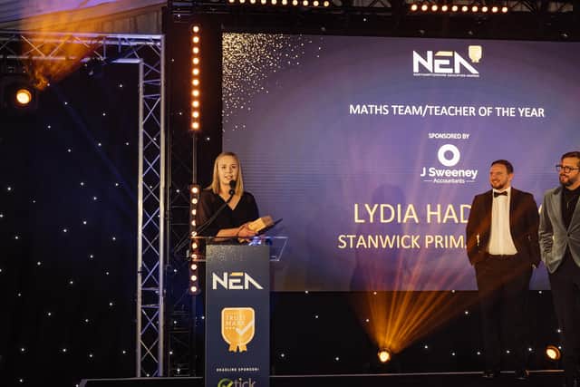 Lydia Hadaway - Maths Teacher of the Year.