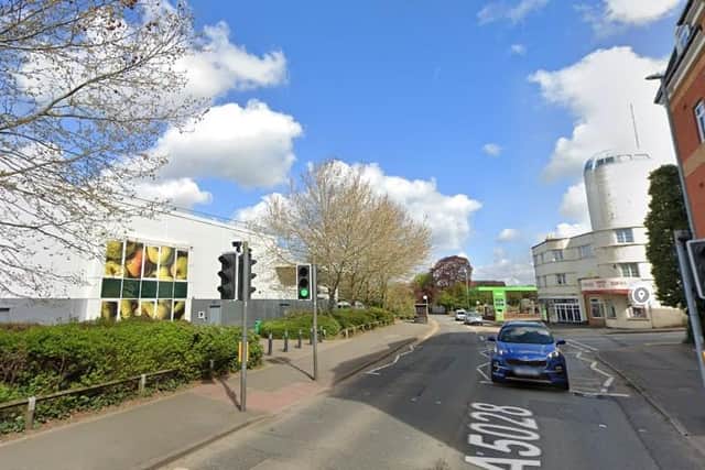 Police were called to Higham Road, Rushden after reports of youths throwing bricks and tiles from a rooftop (Picture credit: Google)