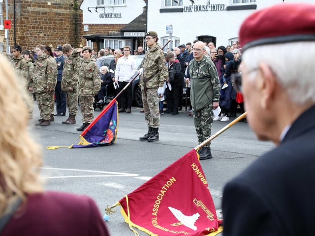 Wellingborough Remembrance Day parade 2022