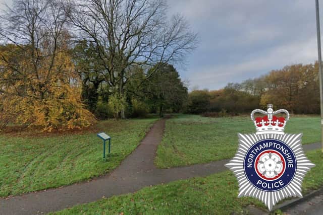 The incident happened on Wednesday, May 14, between 1pm and 1.15pm on the footpath between Westcott Way and Jubilee Avenue
