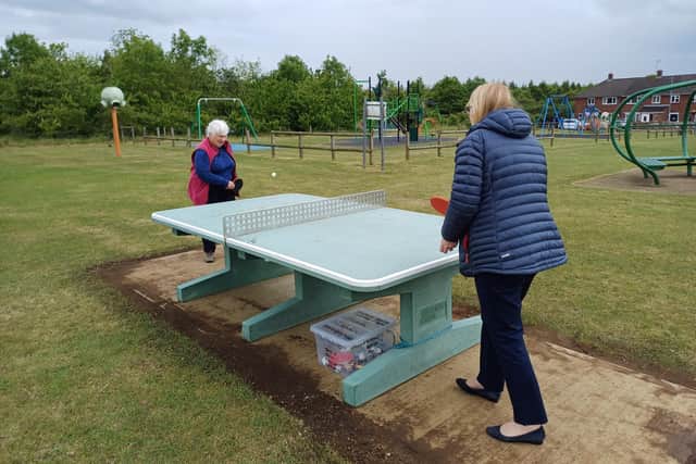 The new table was funded by NNC's Member Empowerment fund