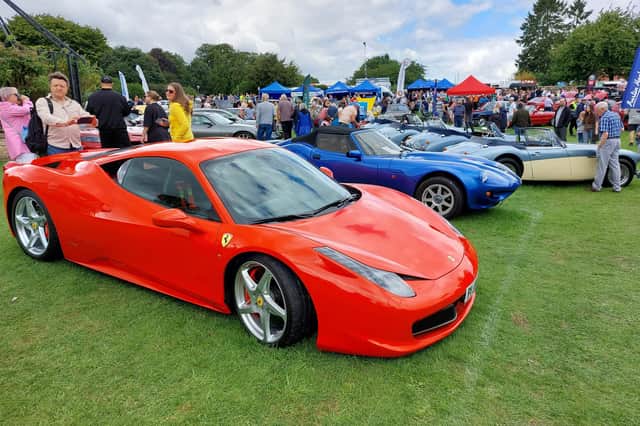 Rushden Historical Transport Society and the Rushden Rotary Club host car show in Hall Park