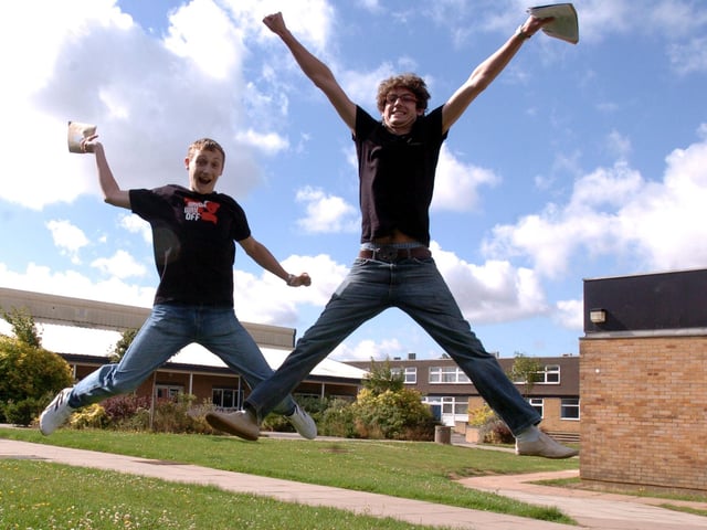 Take a look back at students in Kettering, Corby, Rushden, Wollaston and Wellingborough receiving those all-important results.