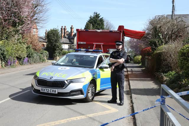 Investigation work has been taking place in Rushton at the scene of the fatal fire that took the lives of three people/National World