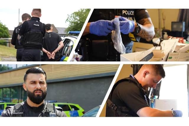 Raids on addresses were carried out in Kettering /Northants Police