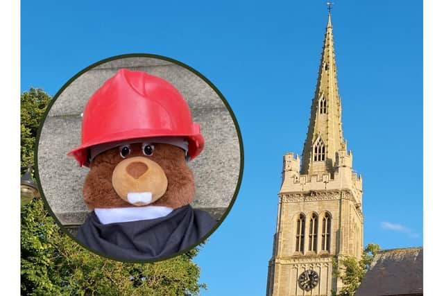 "Bear Grylls" is ready for Kettering tower abseil