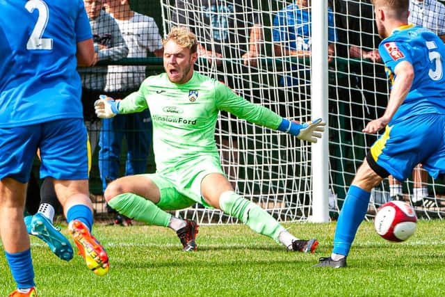 Wellingborough Town goalkeeper Adam North has suffered a broken leg (Picture: Jim Darrah)