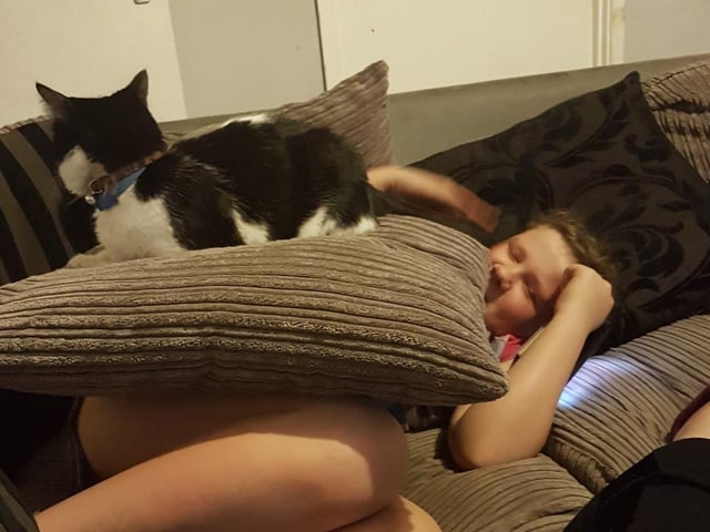 "This was my seat first."