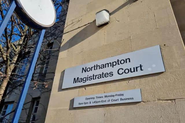 Gibson, 29, admitted to both charges at Northampton Magistrates’ Court on Monday, May 12