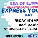 Sea Of Support (S.O.S) Express Yourself Day Poster