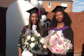 Corby sisters Stephanie and Isabel Offor