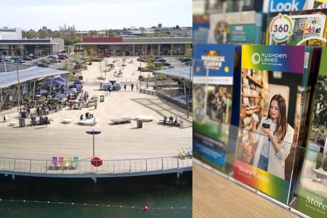 Visitors could find a rainbow bag in various locations of Rushden Lakes on June 4
