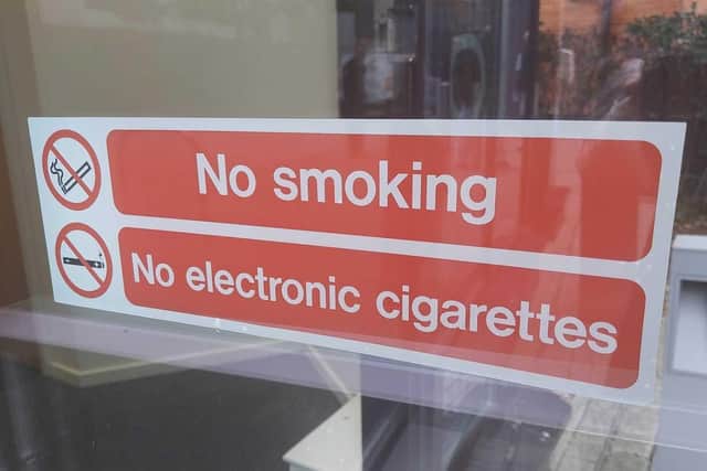 No smoking signs
Credit: Nadia Lincoln LDRS