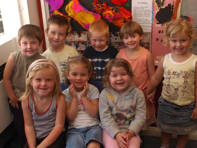 An art exhibition at Pen Green in 2006