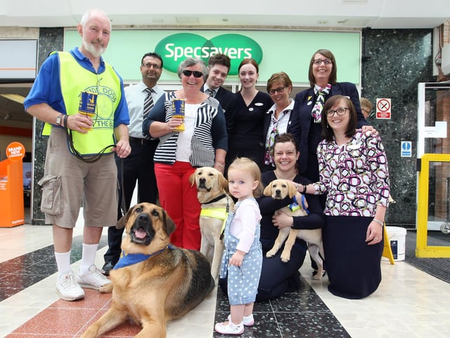 Kettering, Specsavers help Guide Dogs for the Blind 2013