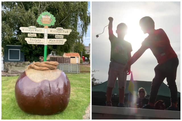 The game of conkers has been played in England since at least the 17th century.