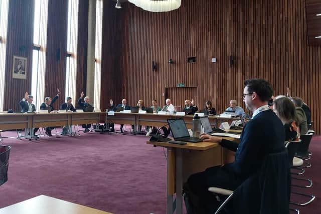 North Northants Council executive meeting on Tuesday, November 11.  Credit: Nadia Lincoln LDRS