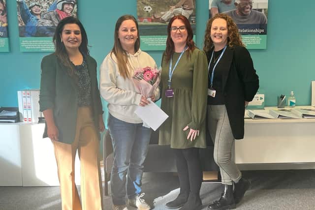 From left to right: Dr Neelam Saleem, Kelsie Lewis, Stephanie Robinson and Leanne Ward