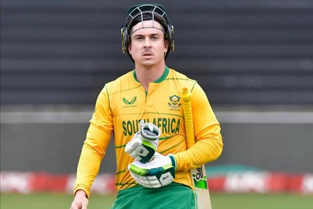 Matthew Breetzke has played three times in T20 cricket for South Africa