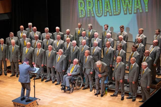 Northampton Male Voice Choir performing at the Cripps Theatre, Northampton (May 2022)