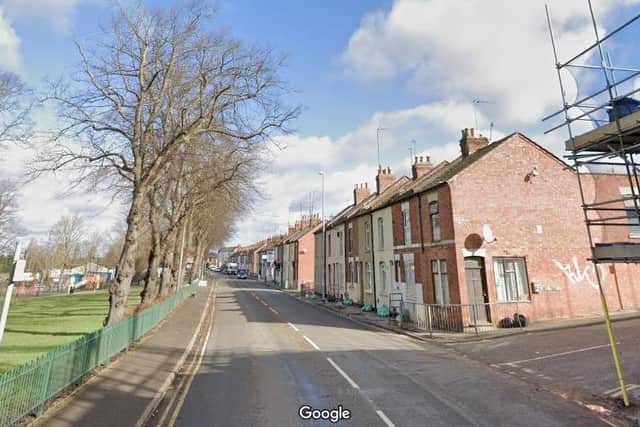 Police say the stab victim was among a group chased into Lower Priory Street, Northampton, from the nearby park