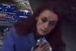 CCTV image from a shop in Newland Street Kettering