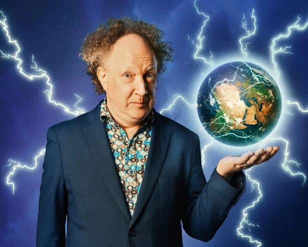 Comedian Any Zaltzman comes to Northampton with his latest tour The Zaltgeist