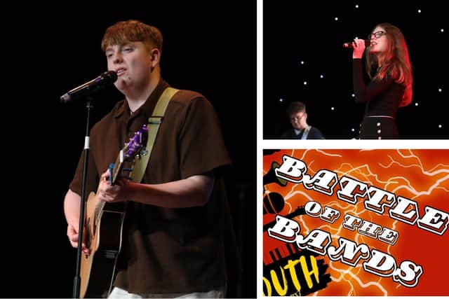 You could be on the road to fame like Mawsley musician Alfie Castley (left) by taking part in the Battle of the Bands