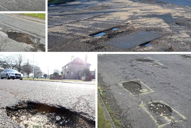 While 17,000 potholes have been repaired, 10 per cent of roads in North Northants fall into the red category which means they are showing poor condition and should be considered for maintenance